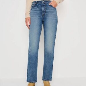 Reformation Jax Stretch High Rise Straight Jeans 23